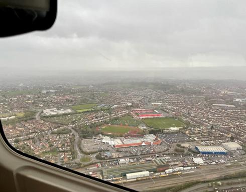 Swindon Town aerial