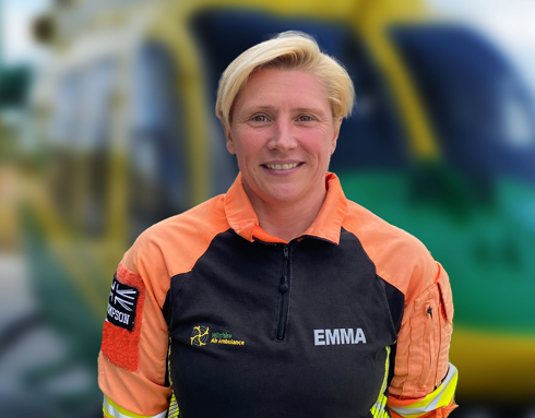 Paramedic Emma Thompson