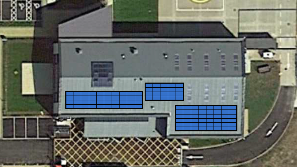 Boosting sustainability with new airbase solar panels